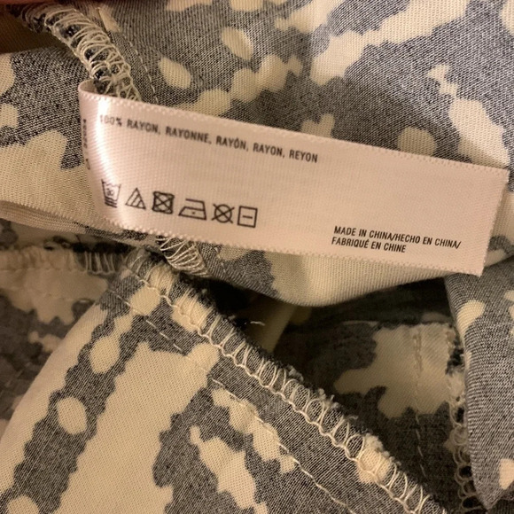 LILKA by ANTHROPOLOGIE Presscott Wide Leg Pants in Black Motif - Picture 8 of 9